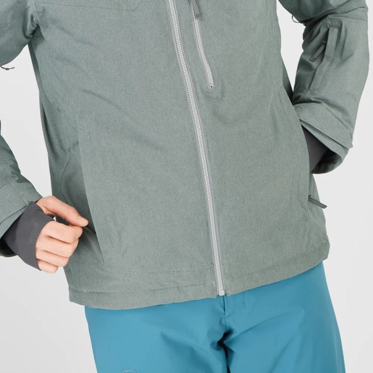 Chaquetas De Esquí Salomon Untracked Insulated Hombre Verde Oliva | MX SJUM702